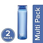 Cello H2O Unbreakable Water Bottle - Blue 2x1 L Multipack