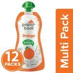 Paper Boat Orange Juice With Vitamin D, No Preservatives 12x150 ml Multipack