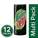 Mountain Dew Soft Drink 12x250 ml Multipack