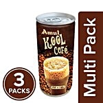 Amul Kool Cafe - Milk & Coffee 3x200 ml Multipack