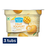 Mother Dairy Fruit Yoghurt - Mango 3x100 g Multipack