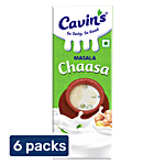 Cavins Masala Chaasa - With Zinc, Vitamin A & D Added, Supports Immunity 6x180 ml Multipack