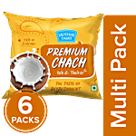 mother dairy Chach - Plain 6x450 ml Pouch Multipack
