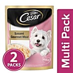 Cesar Adult Premium Wet Dog Food - Gourmet Meal, Sasami 2x70 g Multipack