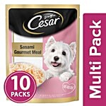 Cesar Adult Premium Wet Dog Food - Gourmet Meal, Sasami 10x70 g Multipack