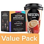 bb Combo Snapin Coffee Sprinkles Assorted 29.5g 5pcs + Nescafe Instant Coffee Latte 25g Combo 2 Items