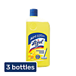 Lizol Disinfectant Surface & Floor Cleaner Liquid - Citrus 3 x 1L Multipack