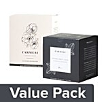 Carmesi Sanitary Pads - All Natural, Regular 10 pcs + All Natural Panty Liners 20 pcs Combo 2 Items