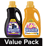 Woolite Top & Front Load Liquid Laundry Detergent - 1 L (Darks + Pro-Care) Combo 2 Items