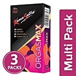 Kamasutra Orgasmax 4-In-1 Condoms 3x12 pcs Multipack