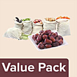 bb Combo Clean Planet Multipurpose Storage Bags 6pcs+Fresho Dates-Kimia, with Seed 500 g Combo 2 Items
