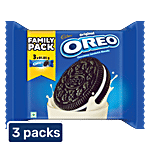 Cadbury Oreo Vanilla Flavour Creme Sandwich Biscuit 3x275.55 g (Multipack)