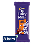 Cadbury Dairy Milk Roast Almond Cricket Pack Chocolate Bar 8x36 g (Multipack)