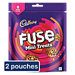 Cadbury Fuse Mini Treats Chocolate 2x93 g (Multipack)