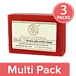 Khadi Natural Honey Glycerine Soap 3x125 g Multipack