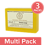 Khadi Natural Lemon Soap 3x125 g Multipack