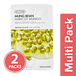 The Face Shop Real Nature Mung Bean Face Mask 2x20 g Multipack