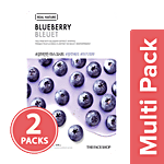 The Face Shop Real Nature Blueberry Face Mask 2x20 g Multipack