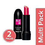 Lakme Elle 18 Color Pop Matte Lip Colour 2x4.3 g Deep Pink Multipack