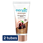 Everyuth Naturals Chocolate & Cherry Tan Removal Face Pack 2x50 g Multipack