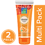 Astaberry Orange Face Wash Scrub - Daily Exfoliating Cleanser 2x60 ml Multipack