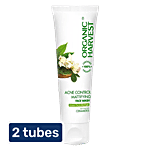 Organic Harvest Oil Control Face Wash - Sulphate Free 2x50 g (Multipack)