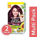 Garnier Color Naturals Mini - Shade 3.16, Burgundy (2x35 ml + 30 gm) Multipack