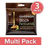 Garnier Black Naturals - Shade 4, Natural Brown 3x20 g Multipack