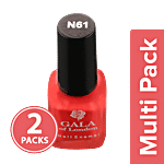 Gala Of London Nail Enamel N Series 2x7 ml N61 Multipack