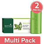BIOTIQUE Basil & Parsley - Soap 2x150 g Multipack