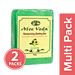Aloe Veda Moisturising Bathing Bar - Avocado With Cucumber Gel 2x100 g Multipack