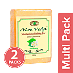 Aloe Veda Moisturising Bathing Bar - Wild Jasmine 2x100 g Multipack