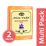 Aloe Veda Moisturising Bathing Bar - Saffron 2x100 g Multipack