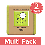 50ap Luxury Bathing Bar - Indian Khus 2x125 g Multipack