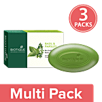 BIOTIQUE Soap - Bio Basil & Parsley 3x75 g Multipack