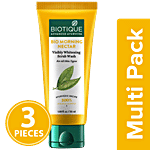 BIOTIQUE Face Wash - Bio Morning Nectar Flawless Prevents Dark Spots 3x50 ml Multipack