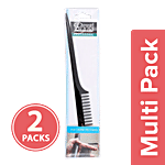 Roots Professional Styling & Sectioning Combs - Black 301 2x1 pc Multipack