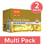 Vlcc Insta Glow Gold Bleach 2x60 g Multipack