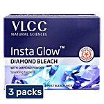 VLCC Insta Glow Diamond Bleach 3x30 g Multipack