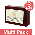 Khadi Natural Almond Soap 3x125 g Multipack