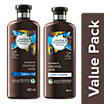 Herbal Essence Bio Renew Coconut Milk Shampoo 400 ml + Conditioner 400 ml Combo 2 Items