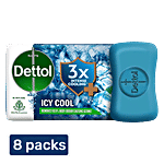 Dettol Bathing Bar Soap - Cool 8x125 g (Multipack)