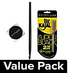 Maybelline New York Dramatic Gel Liner 2.5 g + New York Colossal Kajal - Super Black 0.35 g Combo 2 Items