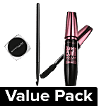 Maybelline New York Dramatic Gel Liner 2.5g + New York Hyper Curl Mascara-Waterproof 9.2ml Combo 2 Items