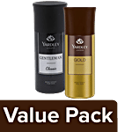 Yardley London Gentleman Classic Deodorant - For Men 150 ml + Gold Deodorant - For Men 150 ml Combo (2 Items)