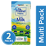 fresho! Organic Certified Organic Toned Milk 2X1 L (Multipack)