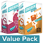 On The Run Energy Bar Oat & Apricot 6 pcs + Energy Bar Fig & Date 6 pcs Combo 2 Items