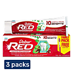 Dabur Red Paste, Ayurvedic Fluoride Free Paste 3x300 g (Multipack)