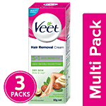 Veet Hair Removal Cream For Dry Skin 3x32 g (Multipack)