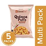 GoodDiet Quinoa Puffs - Spicy Garlic 5x30 g (Multipack)
